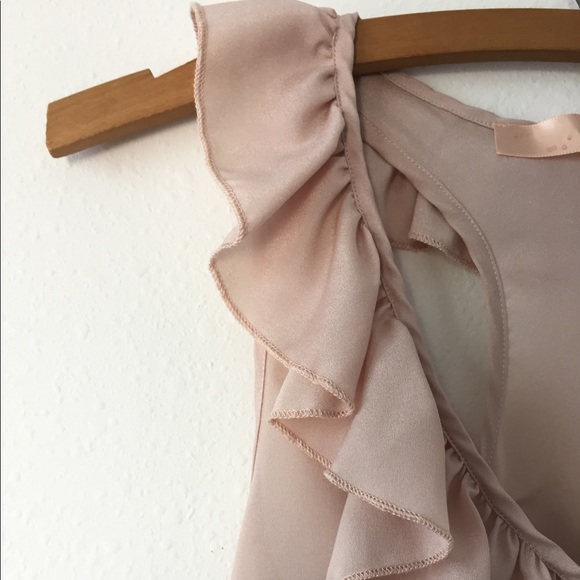 Prevett Sheer Ruffle Racerback Shell - Picture 4 of 7